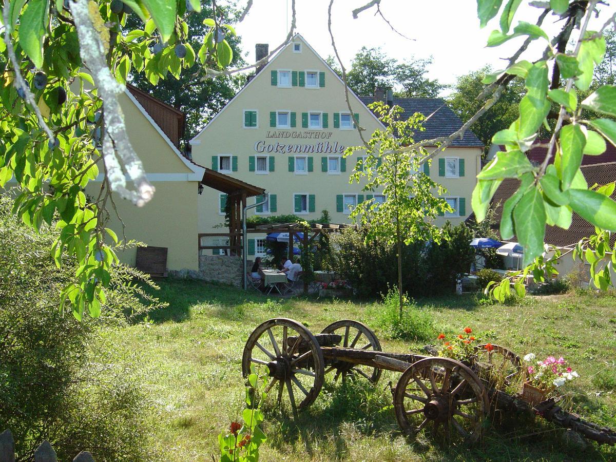 Landgasthof Gotzenmuehle Lichtenau  Luaran gambar