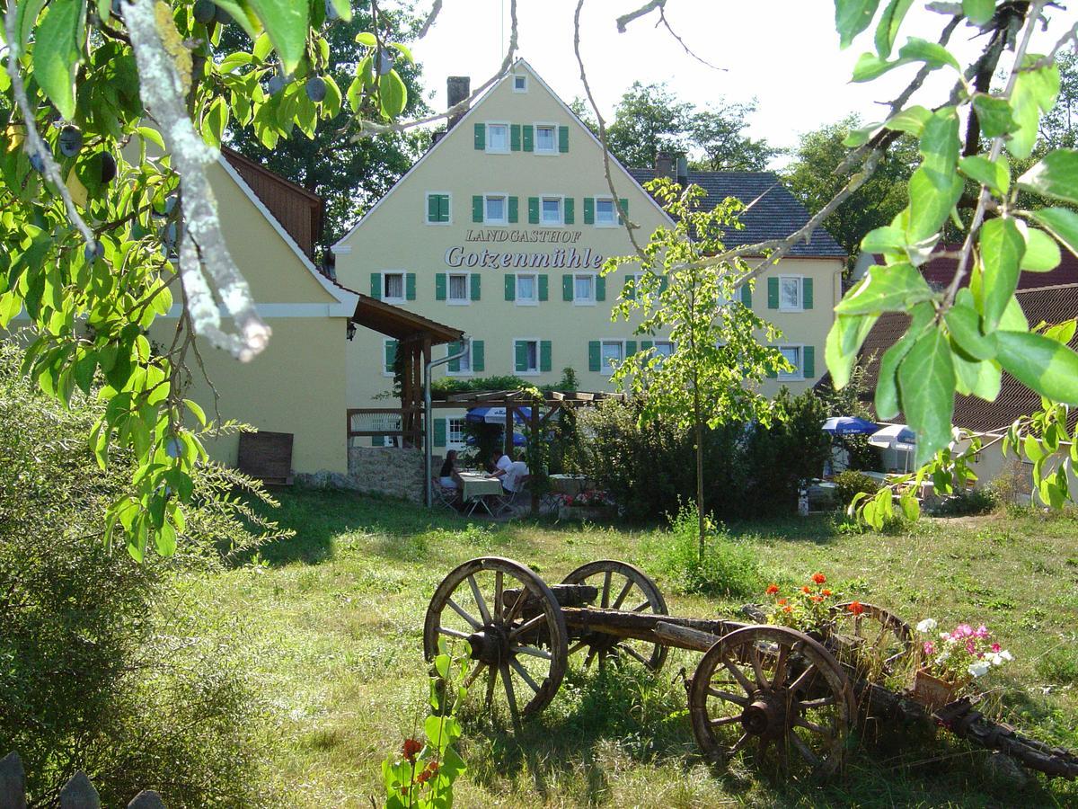 Landgasthof Gotzenmuhle Hotel Lichtenau  Luaran gambar